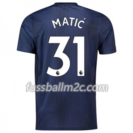 Fußballtrikots Manchester United Matic 31 Ausweich Trikotsatz 2018-2019